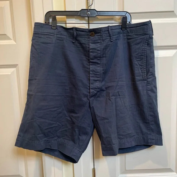 RRL Officer Short In Navy - Picture 2 of 8